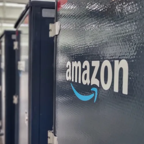 eCargo Bikes branded with Amazon