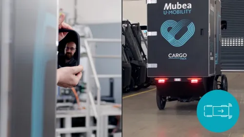 Details on eCargo Bike: Driving backwards