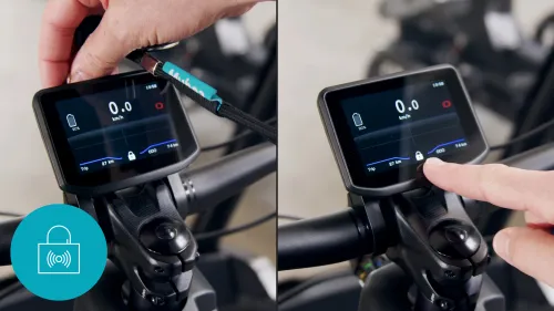 Details on eCargo Bike: Display electric parking brake